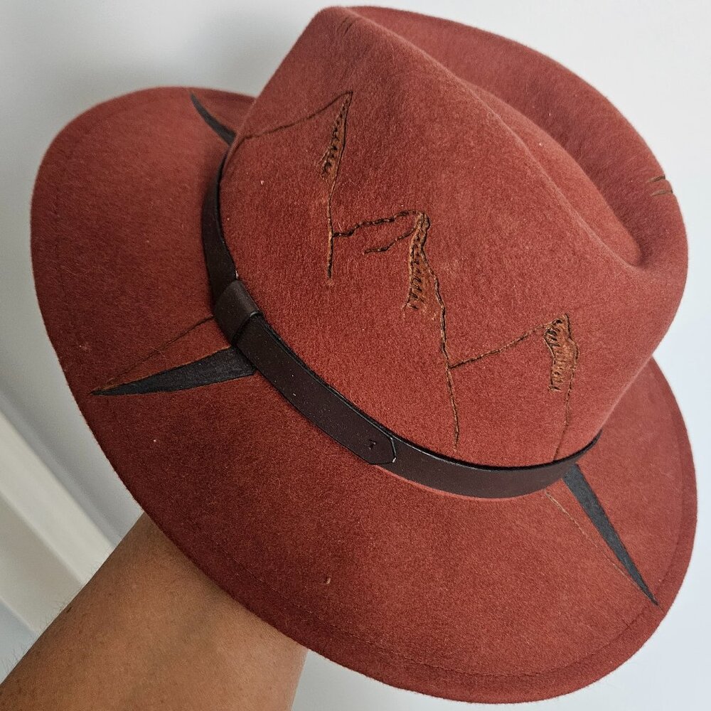 Wool custom designed hat